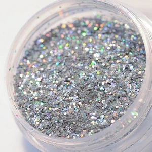 100% Polyester Fabric Chunky Glitter Acrylic Powder For Wholesale