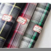 100%cotton density 90*70 red and black checks fabric and shirt fabric