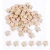 Import 100Pcs Natural Wood Beads Star Shape Unfinished Wooden Loose Beads Spacer Beads with Hole Crafts DIY Jewelry Making from China