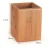 Import 10*10*13cm Carbonated Bamboo Handcrafted Pen Holder, Pen holder Desk Decoration from China