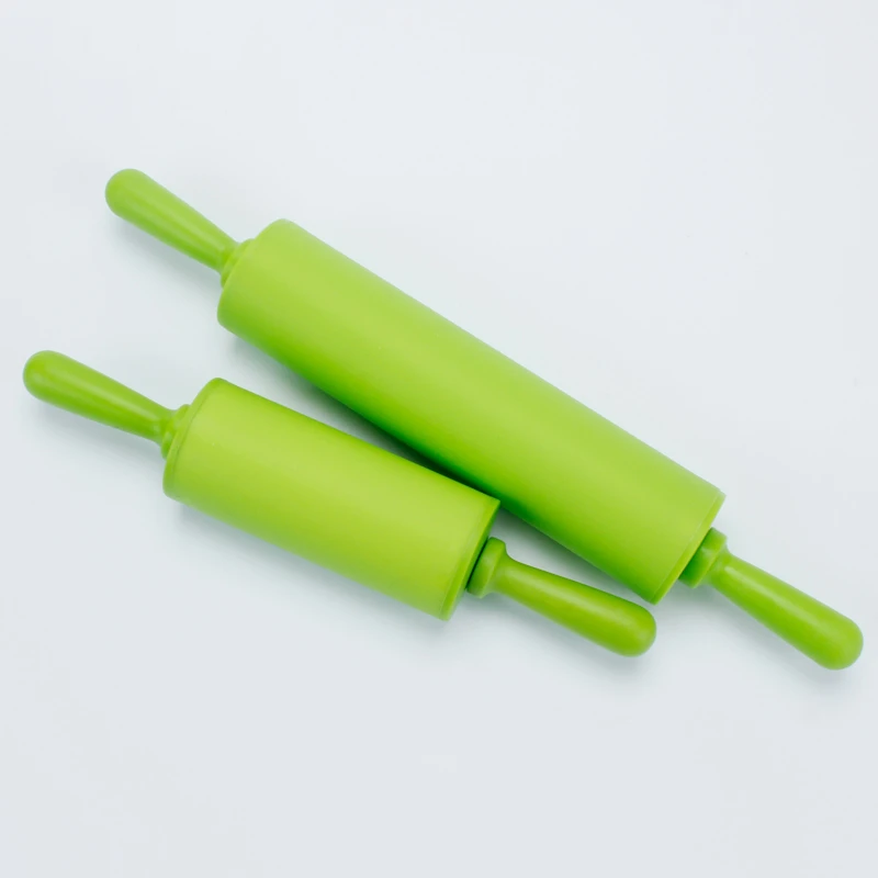 10cm Pipe Length Silicone Rolling Pin with Plastic Handle