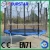 Import 10FT quality sport trampoline with safety enclosure from China