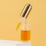 10ml Gold-Lid Pressing Glass Dropper Bottle Essential Oils Skin Care Essence Multifunctional Refillable Practical