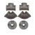 1/2 3/4 1 size Cast iron pipe fittings Black floor flange for wholesale