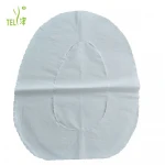 1/2 half single fold white disposable paper toilet seat cover