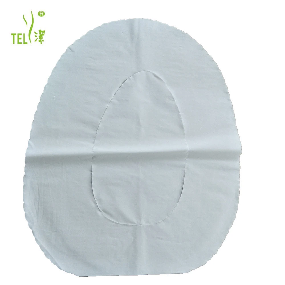 1/2 half single fold white disposable paper toilet seat cover
