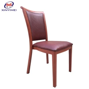 12 Years Factory Promotion Simple Design Imitated Wood Restaurant Dining Chair
