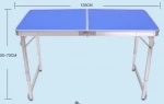 120cmx60cmx70cm Outdoor Aluminum Alloy Folding Table
