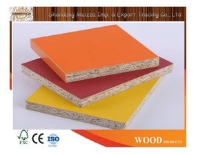 1220X2440X18mm E1 Glue  Melamine Laminated  Particleboard/Chipboard/Flakeboard for Furniture