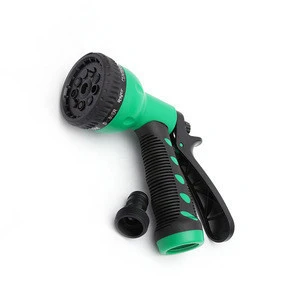 1/2&quot; Plastic 9 Function Garden Hose Nozzle Water Spray Gun