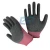 Import 13 G Red Polyester/Nylon Black Crinkle Coated Rubber Latex Dipped Working Hand Gloves For Construction from China