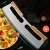 Import 14-inch two-handle pizza cutter, stainless steel pizza cutter with protective cover, Pizzza slicer from China