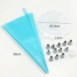 14Pcs Cake Decorating Tools Pipe Icing Nozzles Baking Supplies Stainless Steel Dessert Decoration Kitchen Accessories