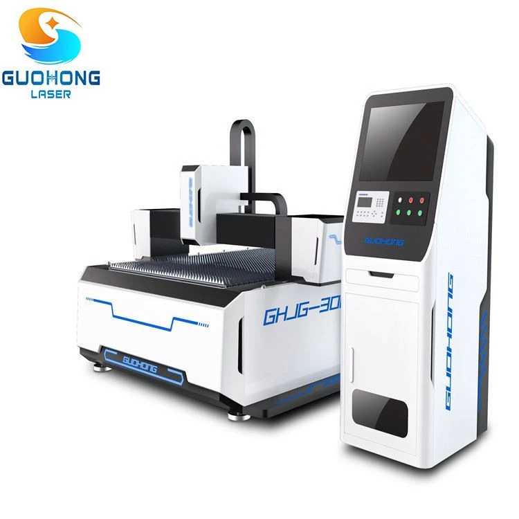 1500w Full Cover High Cutting Speed Optical Fiber Laser Cutting Machine For Metal Steel Sheet Stainless Steel