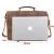 Import 15.6 inch Waterproof Messenger Waxed Canvas Briefcase Large Satchel Shoulder Bag Computer Men Office College Leather Laptop Bag from China