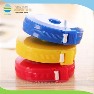 1.5M Mini Round Tape Measure in Fiberglass tape and PVC Shell with Customized Logo Printing