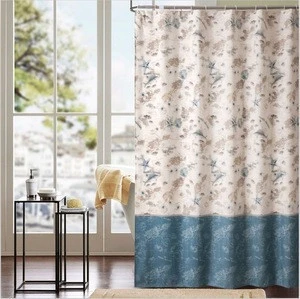 180*200cm Colorful Printing Polyester water-proof Shower Curtain