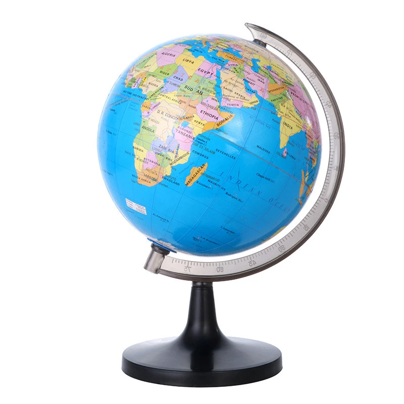 18.2cm 7.16 inch One Piece Plastic Globe World Map Decor Desktop Teach Cheap Globe Model Earth