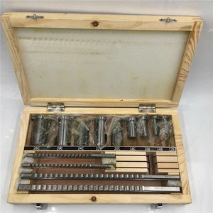 18pcs Keyway Broach Kit Metric Size Broaching Cutter 12-28mm Bushing Shim Set for Workpiece Broaching