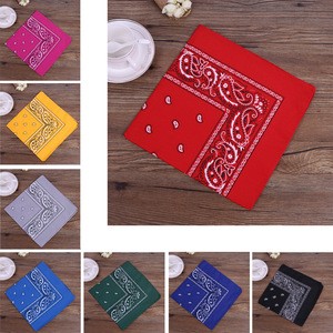 19 Color Cheap Custom Design Embroidery Logo Cloth Square 100% Cotton Napkin Handkerchief