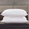 2-4CM White Goose Down Feather Neck Back Pillow With Machine Cleaning Non-Toxic Odorless Down Feather