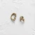 Import 2 Designs Twisted Rope Clip Earrings without Piercing U Shape Geometric Earrings Clips Crossed Minimalist Ear Cuff Hot from China