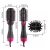 Import 2 in 1 hot air rotating brush hair straightener curler Professional one step hair dryer with comb from China
