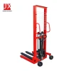 2 ton Hand Manual Pallet Operated Stacker Hydraulic 1.6m Lifting Pallet Stacker Forklift