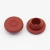 20-A red color Glass Bottle Packaging Butyl Medical Rubber Stopper