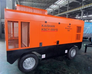 20 bar 750 cfm mobile kaishan air compressor for sale