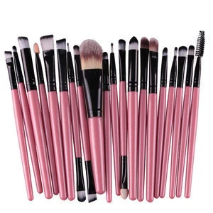 20 Pcs Professional Makeup Brushes Tool Eyebrow Eyes Eyeshadow Concealer Brush For Shadows