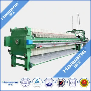 2016 Haiwang Plate And Frame Filter Press For Sale In China