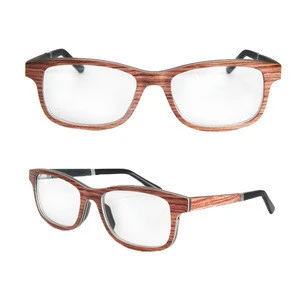 2018 New style wood optical eyewear full frame glasses for men