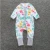 Import 2018 organic cotton wholesale bonds baby clothes baby clothes set from China