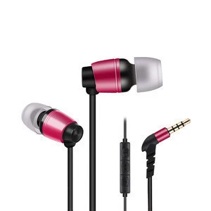 2018 unique products phone accessories fancy wired earphone in ear metal headphone