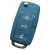 Import 2019 wholesale 3 Channel 433.92Mhz universal folding car remote key from China