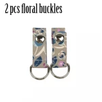 2020 Fashion Canvas floral fabric shoulder strap buckle for EVA O bag accessories