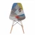 Import 2020 Hot Sale European Commercial Furniture modern Fabric upholstered vintage colorful fabric dining chair from China