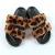 Import 2020 Multicolorful Furry Slide Sandals With Two Straps Slippers Platform Plush Thick Sole Summer Flat Womans Fuzzy Slippers from China