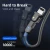2020 New Arrival Swivel L-Shape Nylon Braided USB Cabe 3A Quick Charging USB C Data Cable Cable Support Free Logo Printing