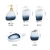 Import 2020 new ceramic bathroom products 5-piece set from China