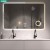 Import 2020 New electric illuminated defogging customized led bathroom smart mirror with lights from China