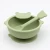 Import 2021 Eco-friendly Food Grade Custom Feeding Suction Silicone Baby  bear Bowl And Spoon from China