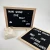 Import 2021 Hot Sale 10x10inch Letterboard Plastic Letter Felt Message Board For Hand Crafts Gift from China