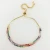 Import 2021 hot sale 18k gold rainbow cz costume jewelry bracelet from China