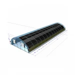 2021 Large Operation And Practicality Can Be Customized Poly034 Green House
