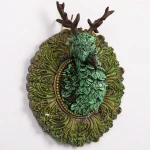 2021 new fashion simulation mirror dragon forest dragon courtyard sculpture garden art home European animal style resin craft