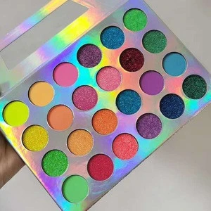 24 shades private label custom High pigment matte eyeshadow magnetic palette