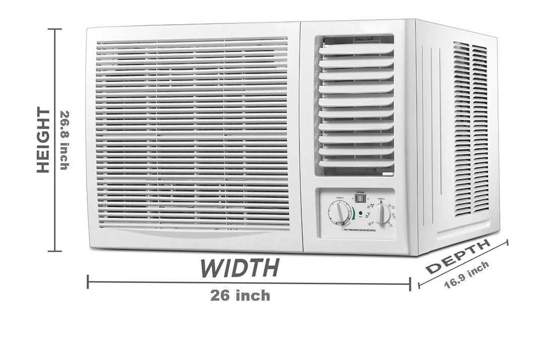 24000btu 2Ton R410a Heat And Cool  Window Type Air Conditioner