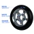 Import 100*24mm Puncture Proof Solid Rubber Caster Tire Wheel With Four Inches  Skateboard from China